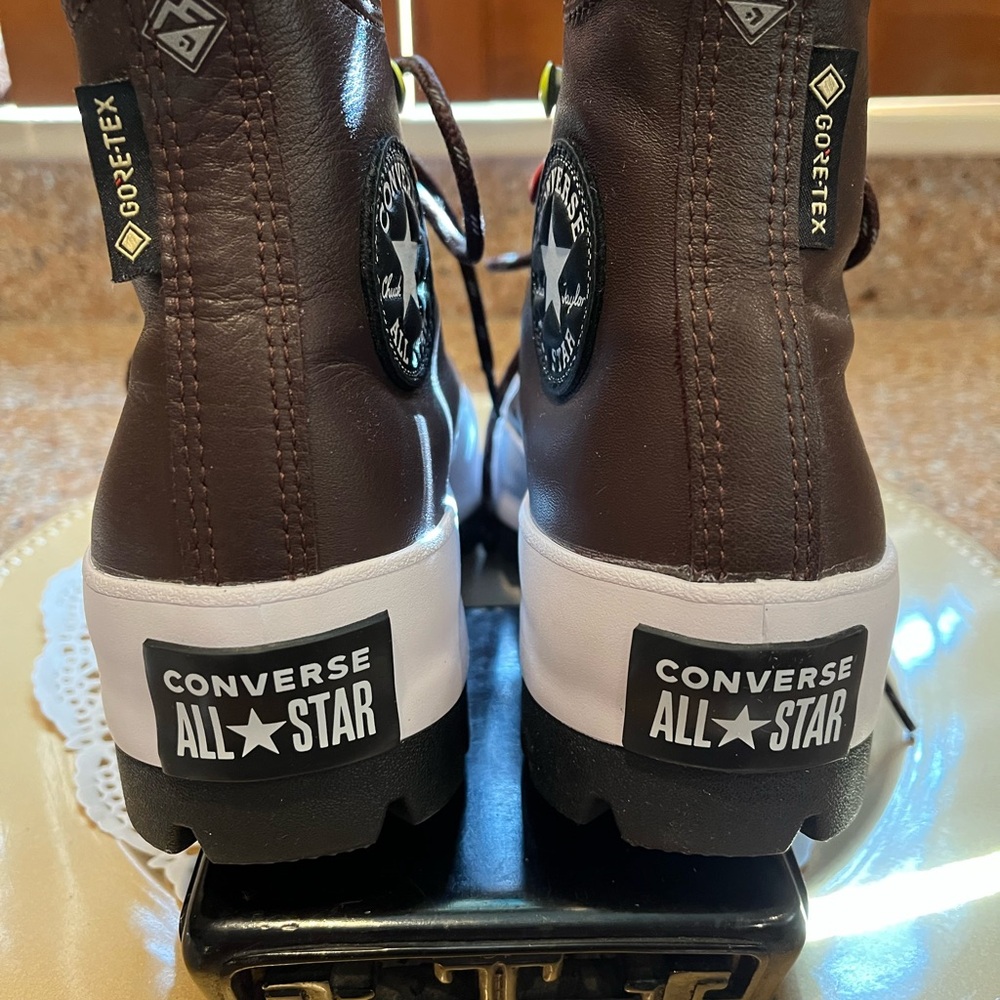 Chuck Taylor All Star Lugged Converse shoe Women’s 7 Dark Brown Gore-Tex - Picture 6 of 7